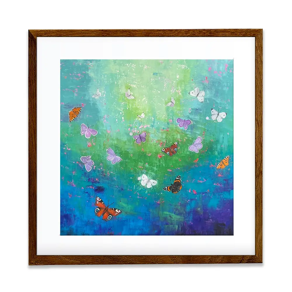 Into The Light Square Framed Art Print Into The Light Square Framed Art Print wall art product Laure Bury