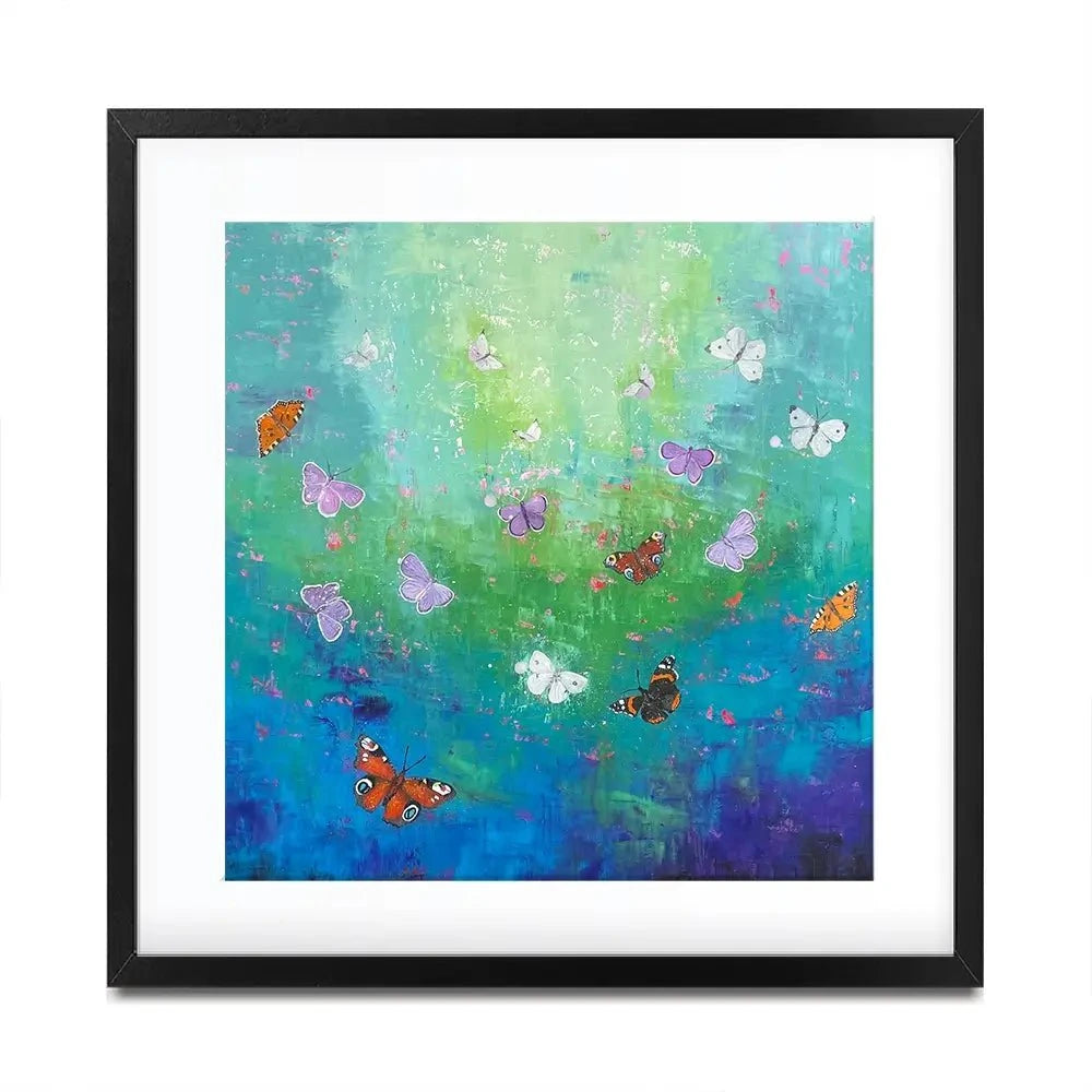 Into The Light Square Framed Art Print Into The Light Square Framed Art Print wall art product Laure Bury