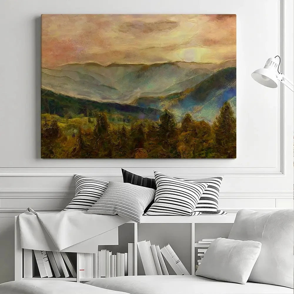 Into The Valley Canvas Print Into The Valley Canvas Print wall art product Alonzo Saunders