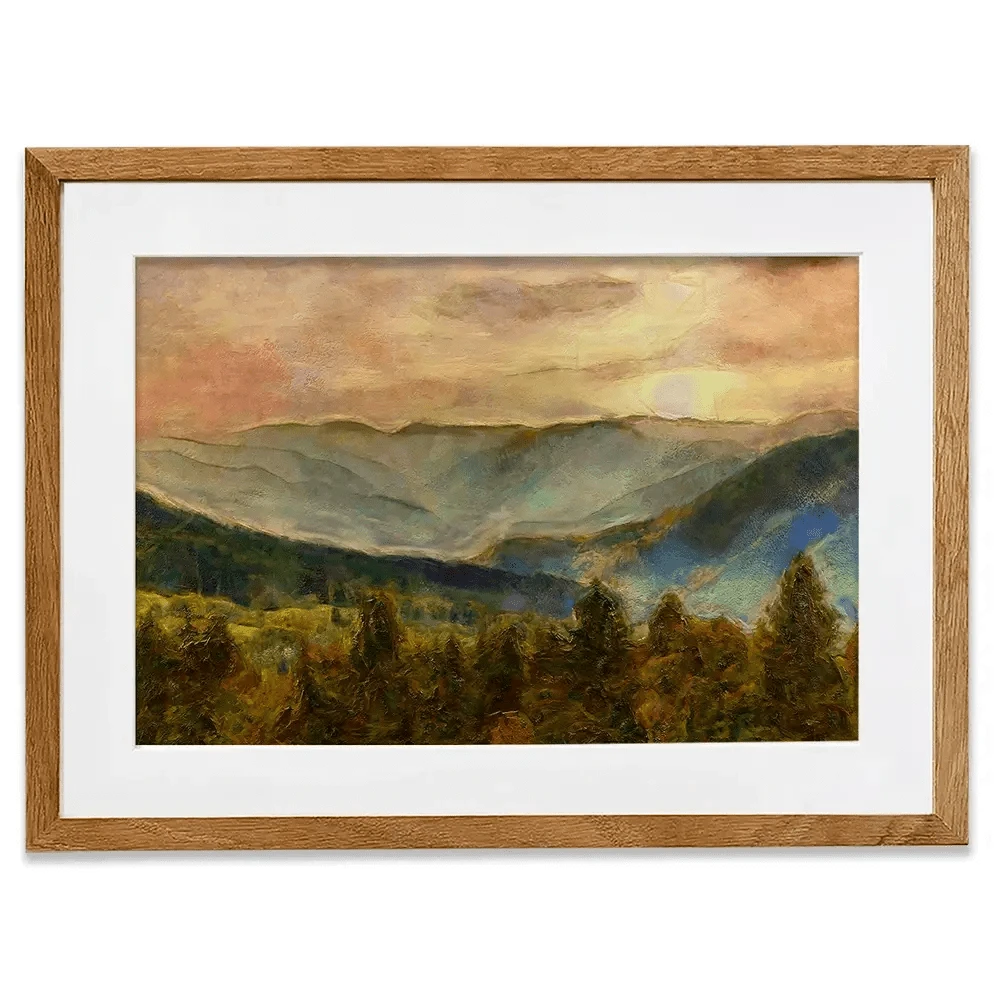 Into The Valley Framed Art Print Into The Valley Framed Art Print wall art product Alonzo Saunders