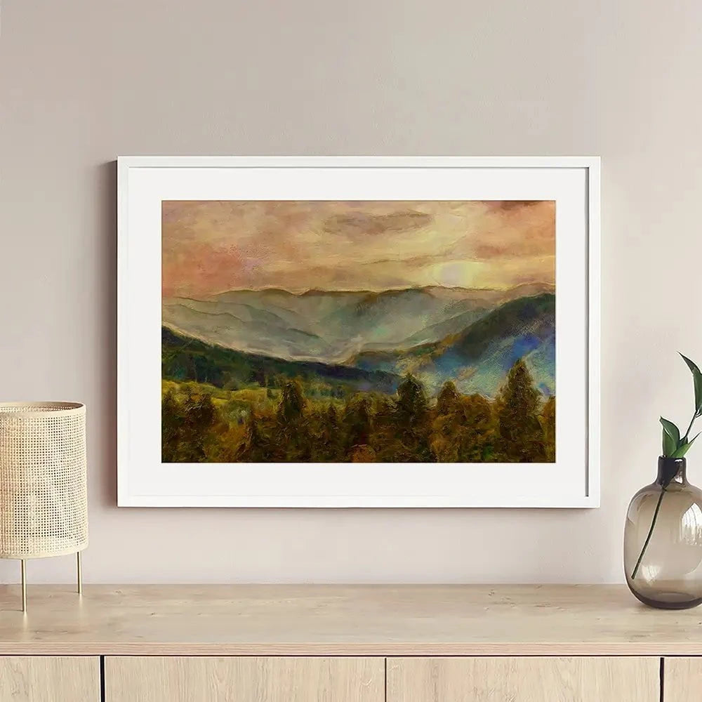 Into The Valley Framed Art Print Into The Valley Framed Art Print wall art product Alonzo Saunders