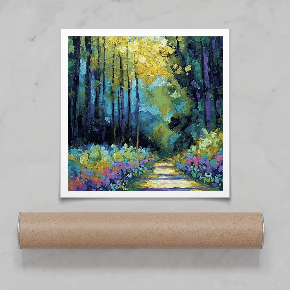 Inverewe Gardens Square Art Print Inverewe Gardens Square Art Print wall art product David Alexander Elder