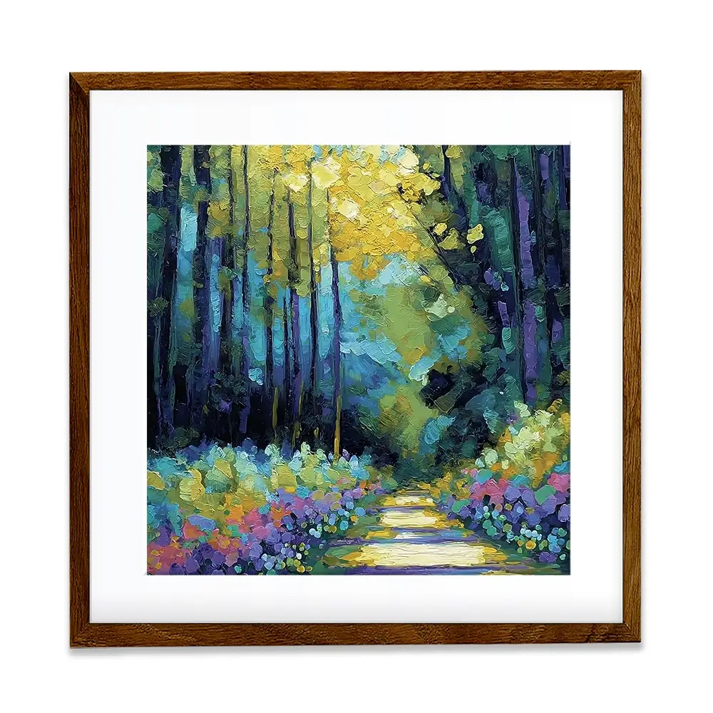 Inverewe Gardens Square Framed Art Print Inverewe Gardens Square Framed Art Print wall art product David Alexander Elder