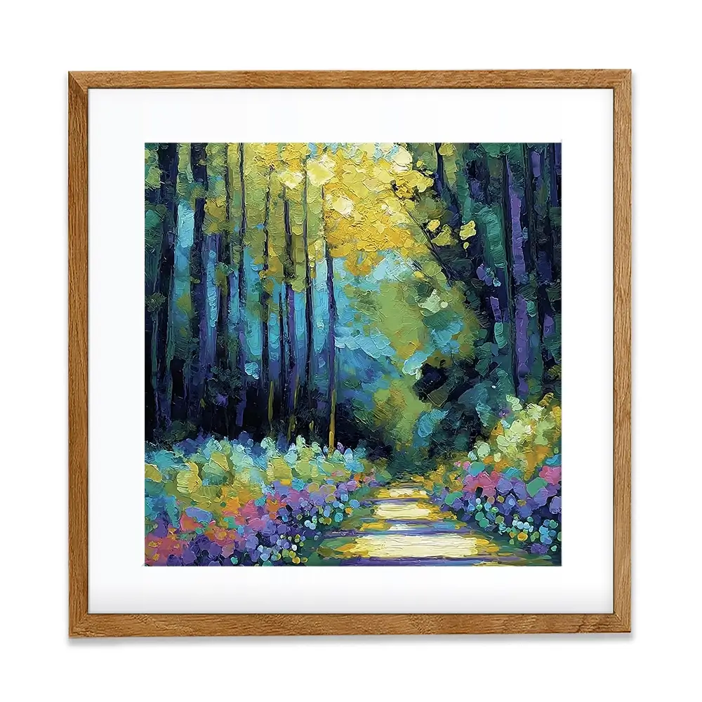 Inverewe Gardens Square Framed Art Print Inverewe Gardens Square Framed Art Print wall art product David Alexander Elder
