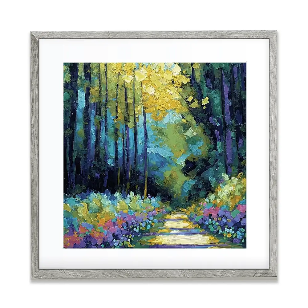 Inverewe Gardens Square Framed Art Print Inverewe Gardens Square Framed Art Print wall art product David Alexander Elder