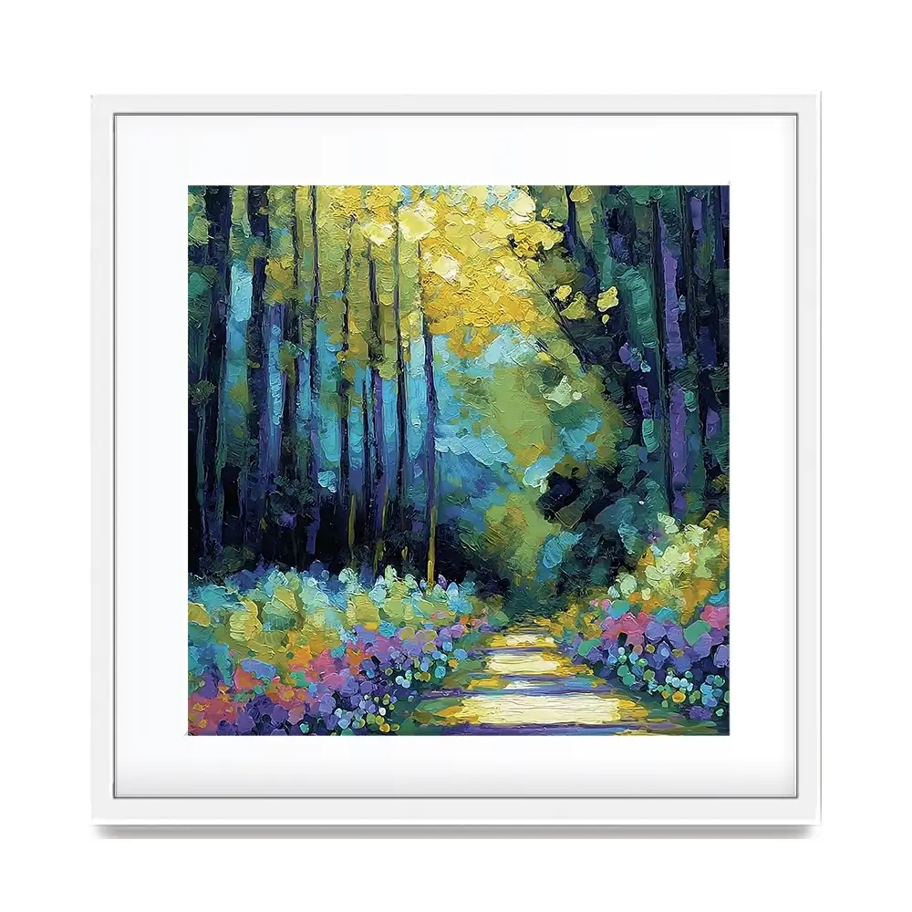 Inverewe Gardens Square Framed Art Print Inverewe Gardens Square Framed Art Print wall art product David Alexander Elder