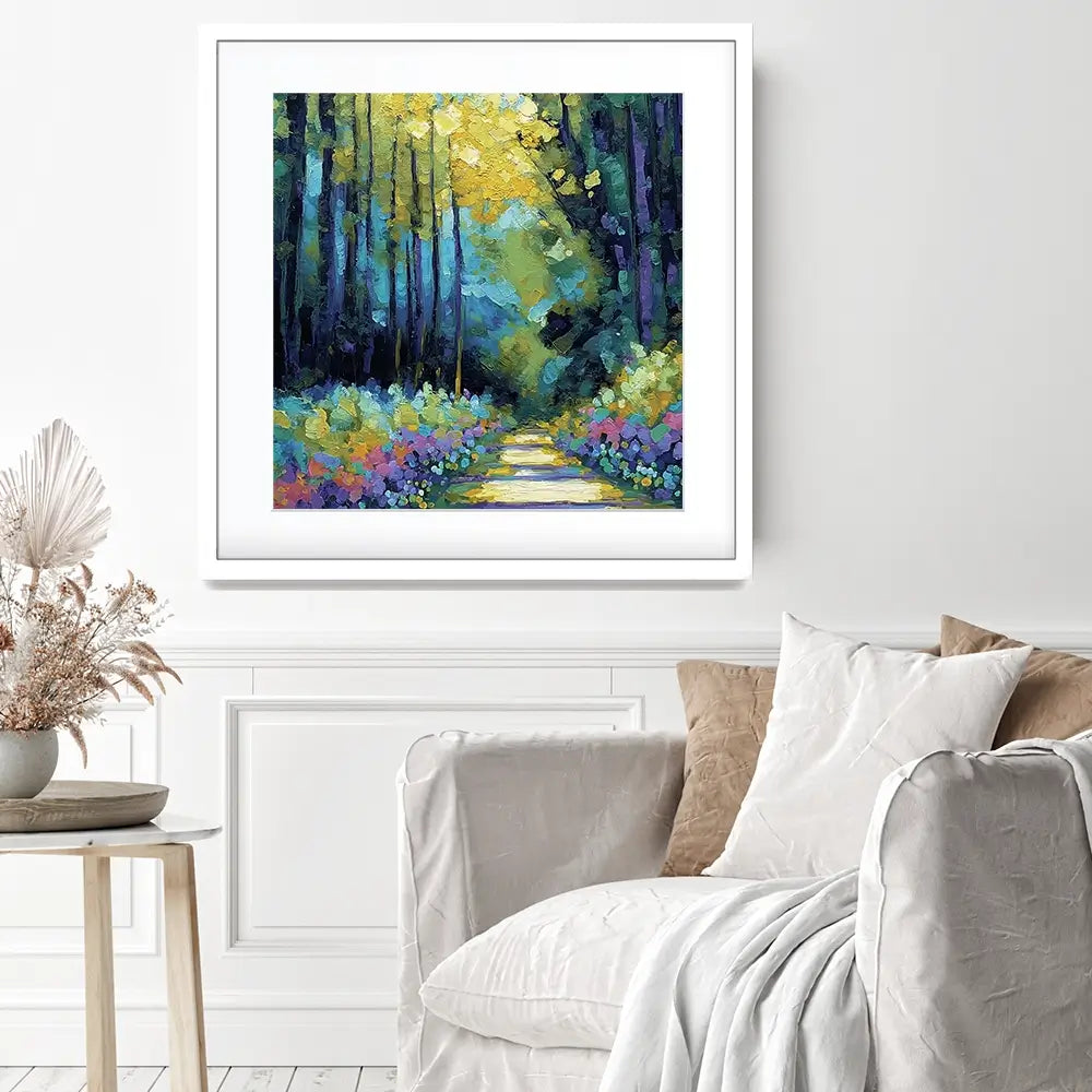 Inverewe Gardens Square Framed Art Print Inverewe Gardens Square Framed Art Print wall art product David Alexander Elder