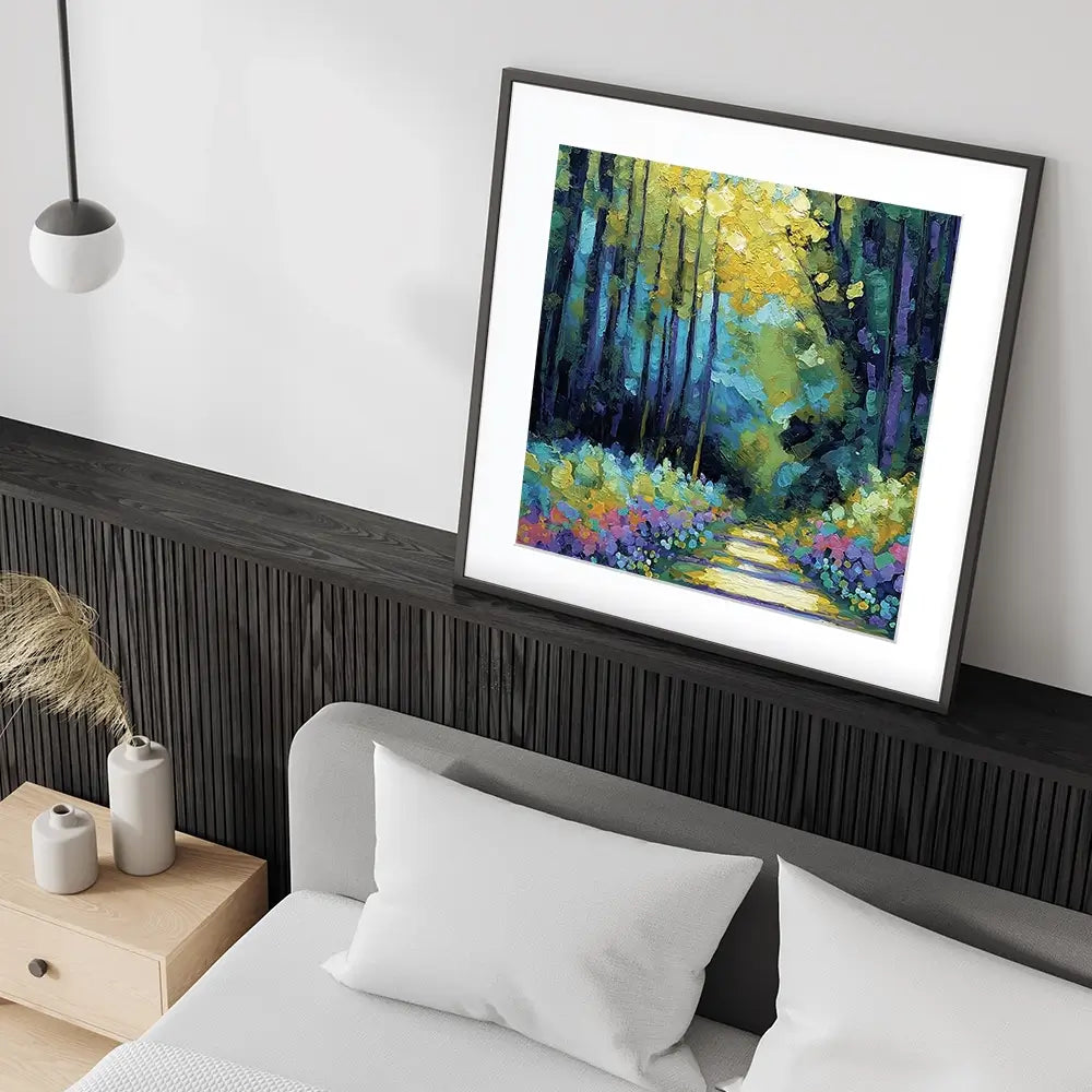 Inverewe Gardens Square Framed Art Print Inverewe Gardens Square Framed Art Print wall art product David Alexander Elder