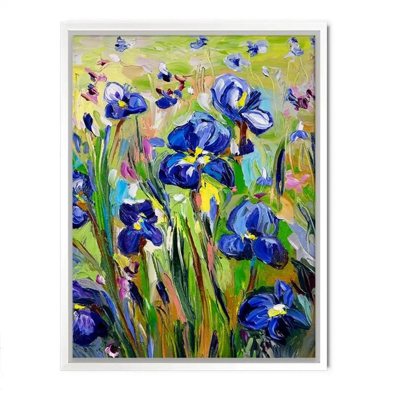 Iris Garden Canvas Print Iris Garden Canvas Print wall art product Ekaterina Ermilkina