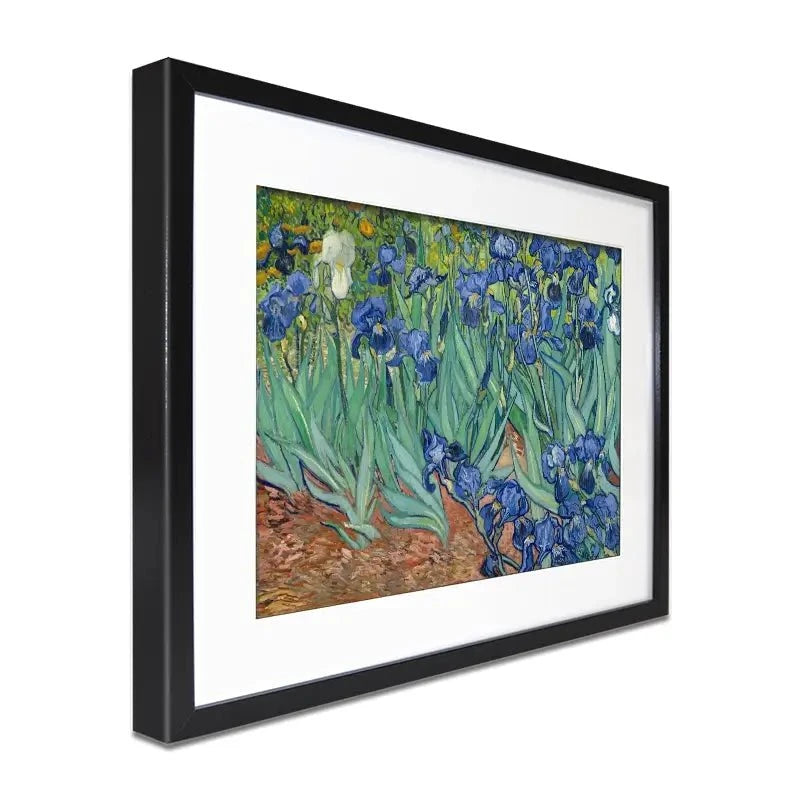 Irises Framed Art Print Irises Framed Art Print wall art product Vincent Van Gogh