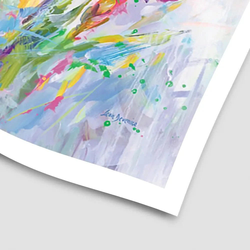 Irises In Bloom Art Print Irises In Bloom Art Print wall art product Leon Devenice