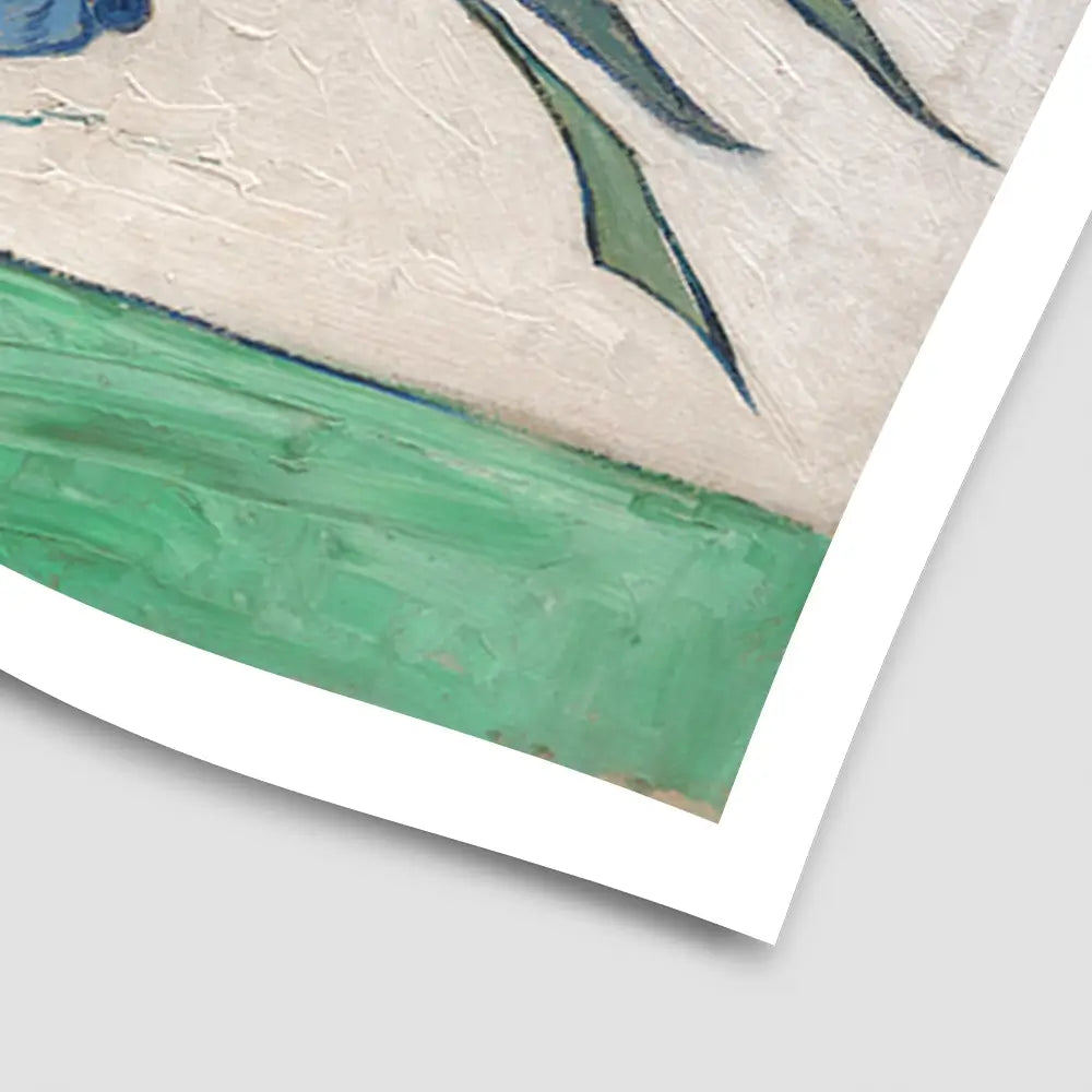 Irises Vase Art Print Irises Vase Art Print wall art product Vincent Van Gogh