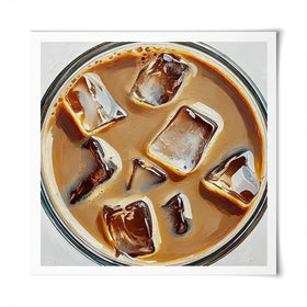 Irish Coffee Cocktail Square Art Print Irish Coffee Cocktail Square Art Print wall art product David Alexander Elder