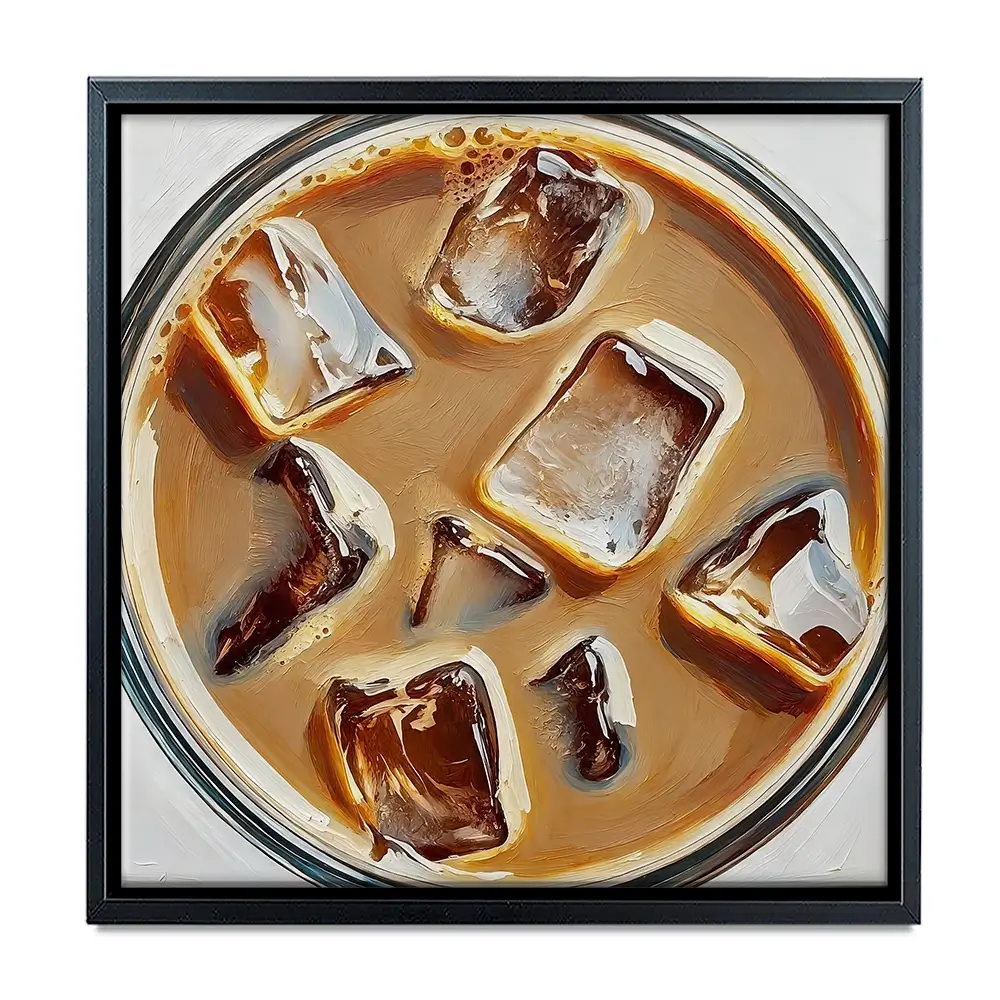 Irish Coffee Cocktail Square Canvas Print Irish Coffee Cocktail Square Canvas Print wall art product David Alexander Elder