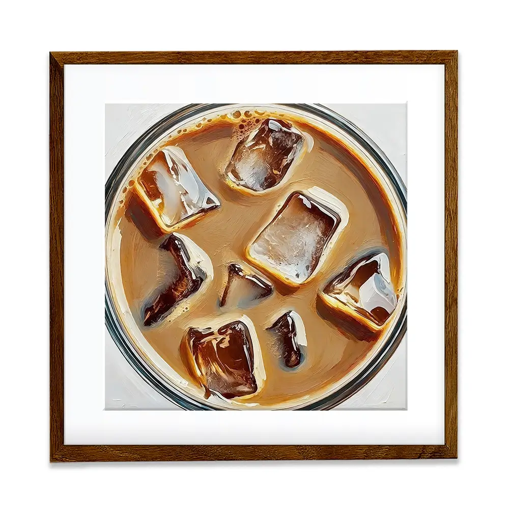 Irish Coffee Cocktail Square Framed Art Print Irish Coffee Cocktail Square Framed Art Print wall art product David Alexander Elder