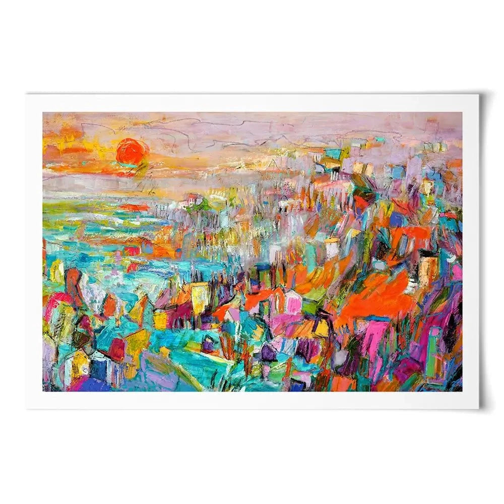 Island In The Setting Sun Art Print Island In The Setting Sun Art Print wall art product Dorothy Fagan