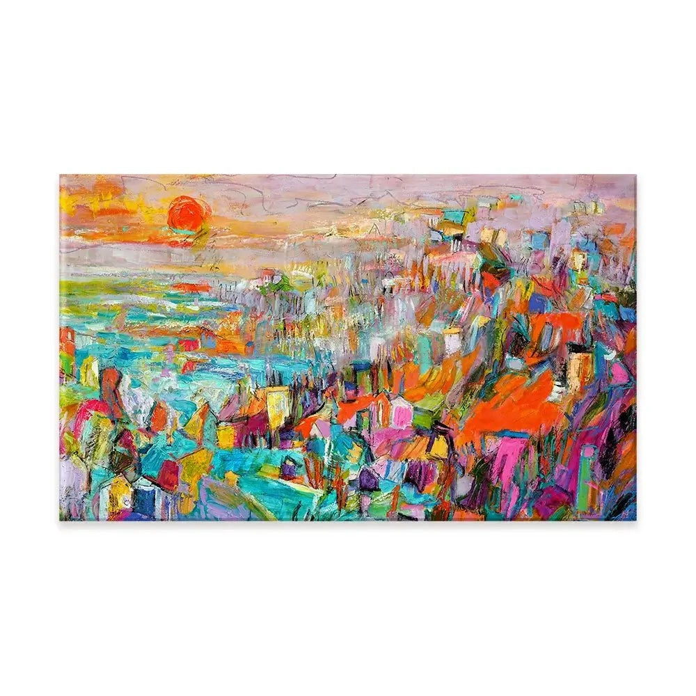 Island In The Setting Sun Canvas Print Island In The Setting Sun Canvas Print wall art product Dorothy Fagan