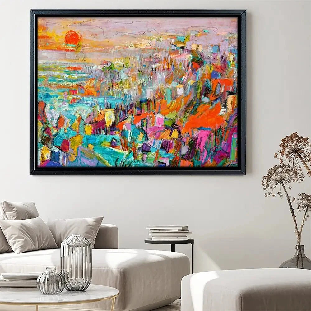 Island In The Setting Sun Canvas Print Island In The Setting Sun Canvas Print wall art product Dorothy Fagan