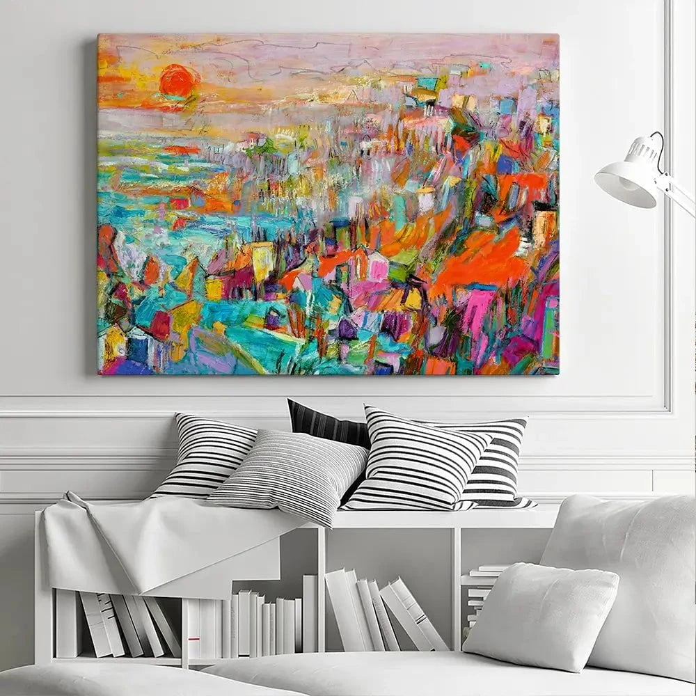 Island In The Setting Sun Canvas Print Island In The Setting Sun Canvas Print wall art product Dorothy Fagan