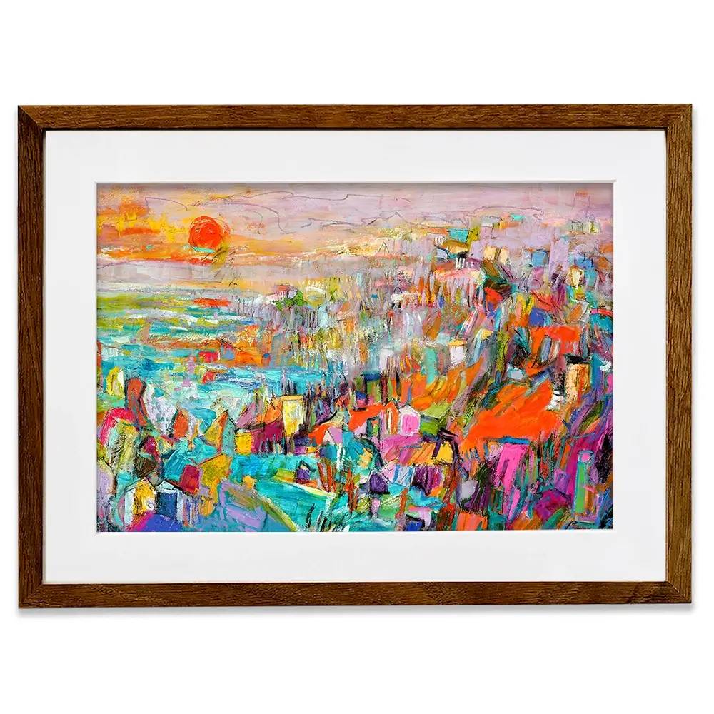 Island In The Setting Sun Framed Art Print Island In The Setting Sun Framed Art Print wall art product Dorothy Fagan