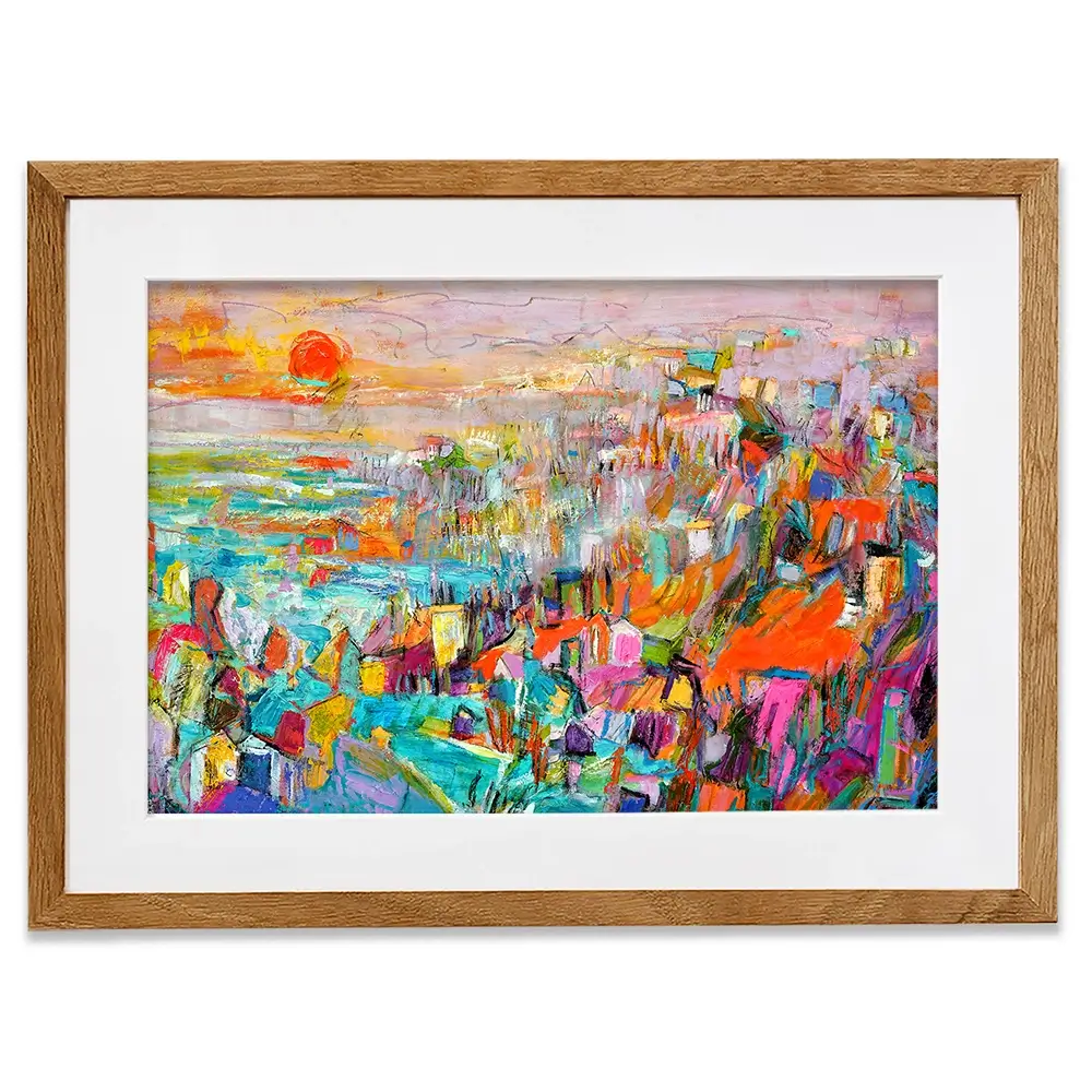 Island In The Setting Sun Framed Art Print Island In The Setting Sun Framed Art Print wall art product Dorothy Fagan