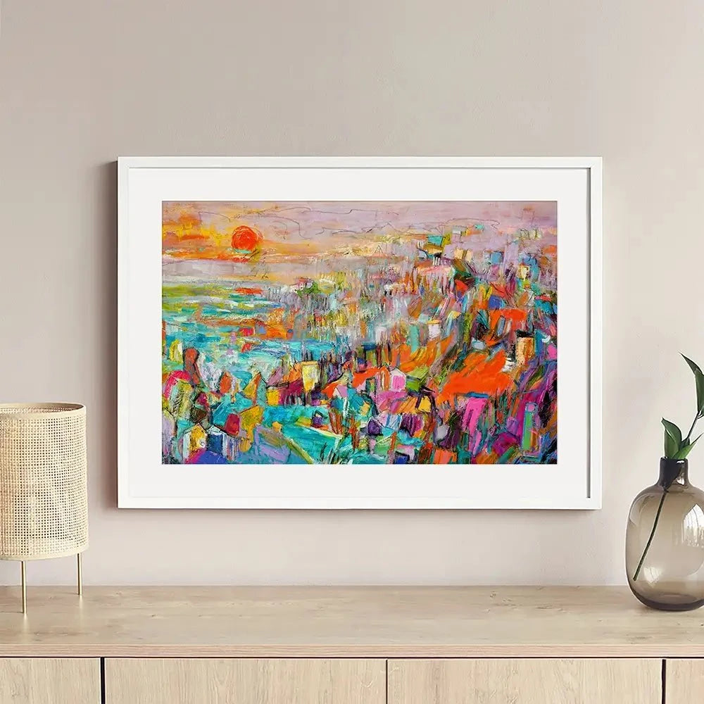 Island In The Setting Sun Framed Art Print Island In The Setting Sun Framed Art Print wall art product Dorothy Fagan