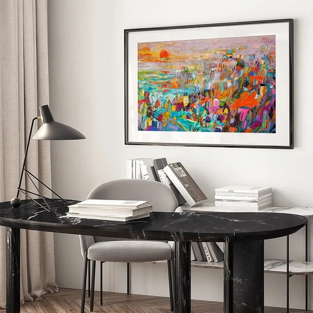 Island In The Setting Sun Framed Art Print Island In The Setting Sun Framed Art Print wall art product Dorothy Fagan