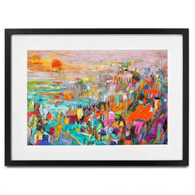 Island In The Setting Sun Framed Art Print Island In The Setting Sun Framed Art Print wall art product Dorothy Fagan