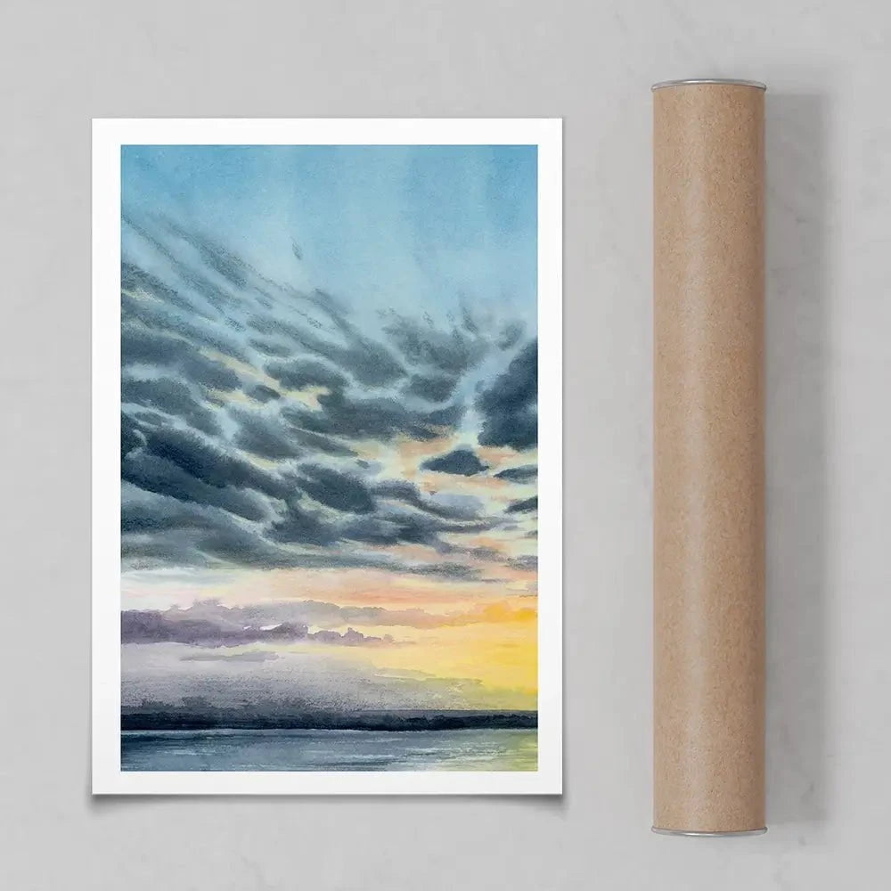 Island Sunset Art Print Island Sunset Art Print wall art product Grace Popp