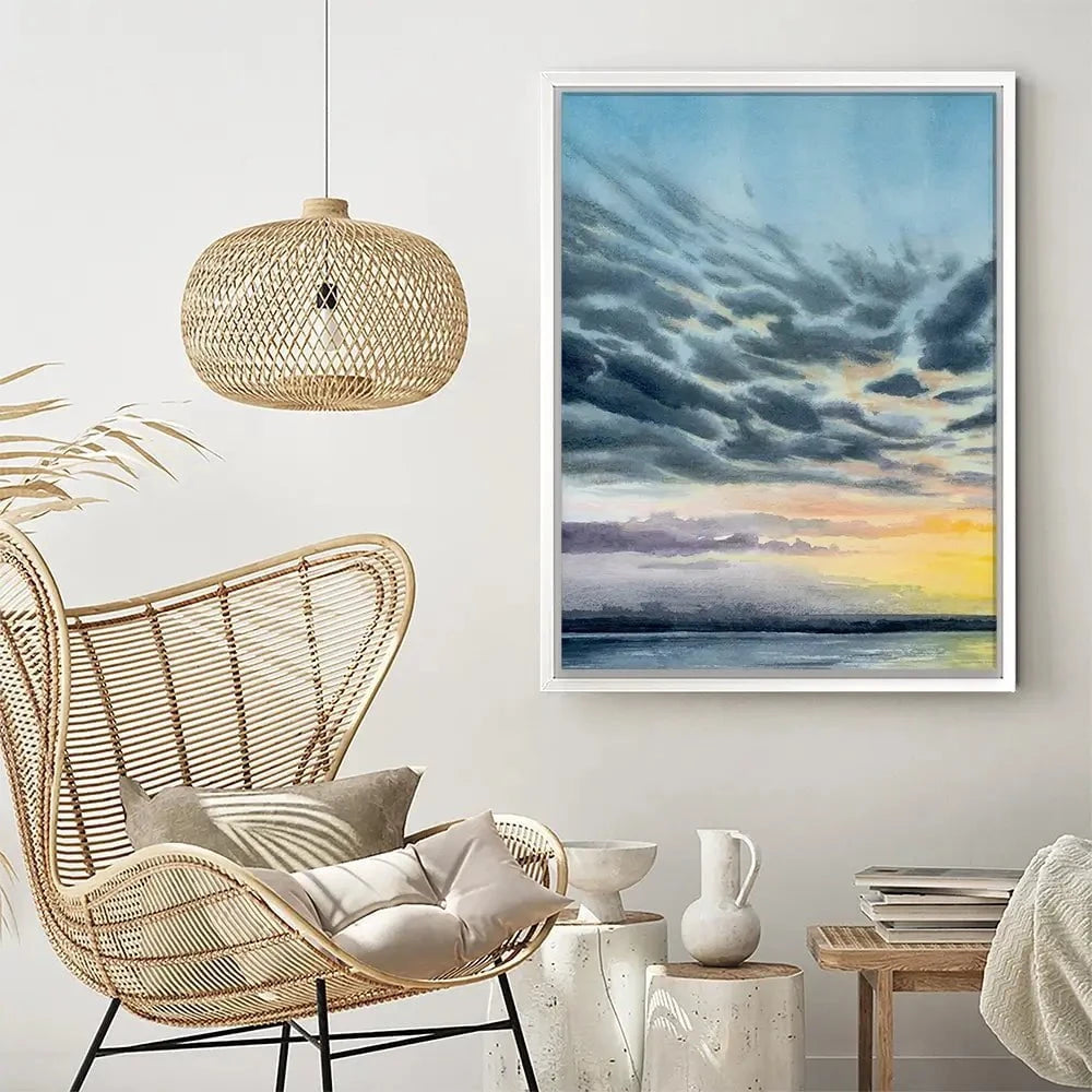 Island Sunset Canvas Print Island Sunset Canvas Print wall art product Grace Popp