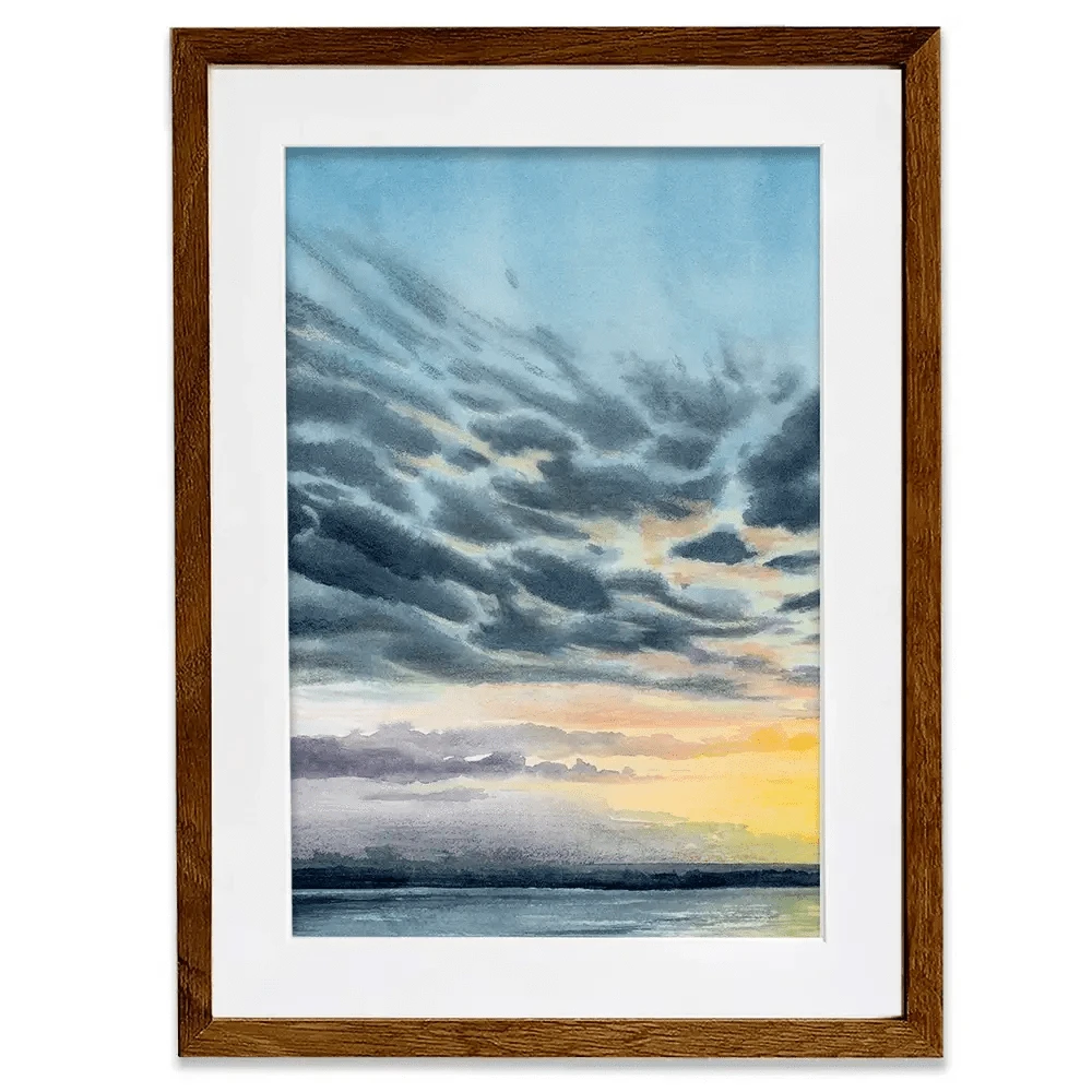 Island Sunset Framed Art Print Island Sunset Framed Art Print wall art product Grace Popp