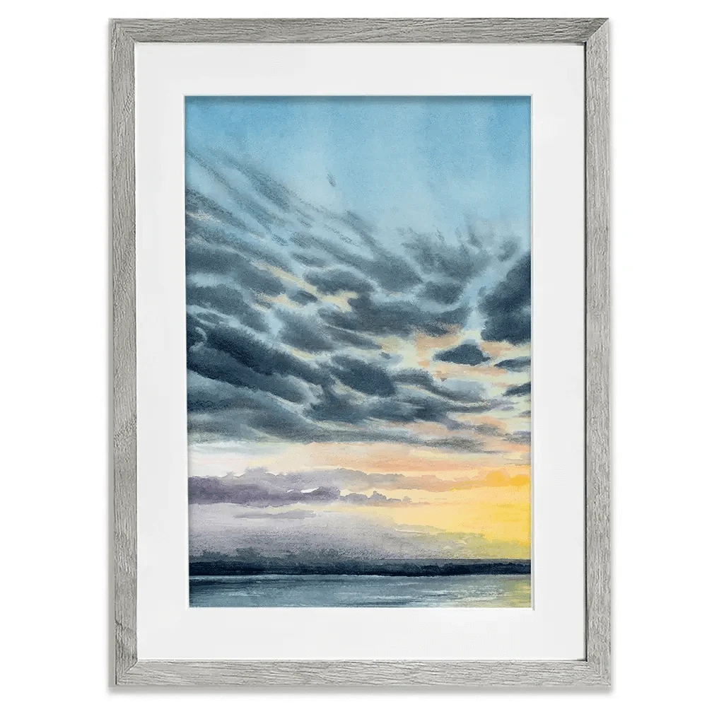 Island Sunset Framed Art Print Island Sunset Framed Art Print wall art product Grace Popp