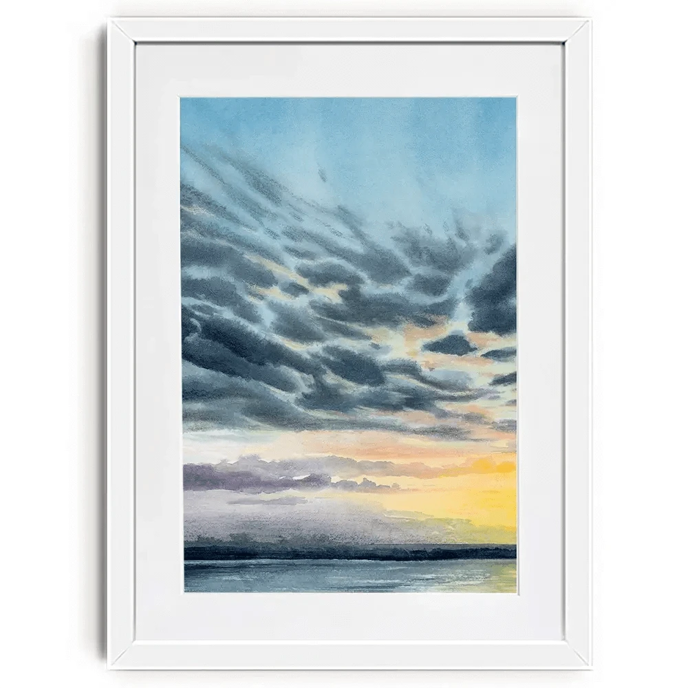Island Sunset Framed Art Print Island Sunset Framed Art Print wall art product Grace Popp
