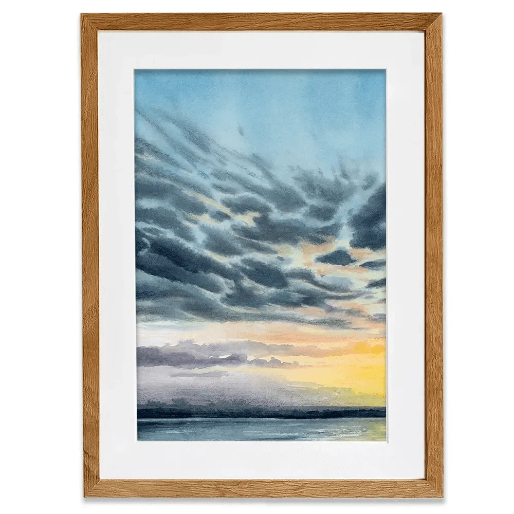 Island Sunset Framed Art Print Island Sunset Framed Art Print wall art product Grace Popp