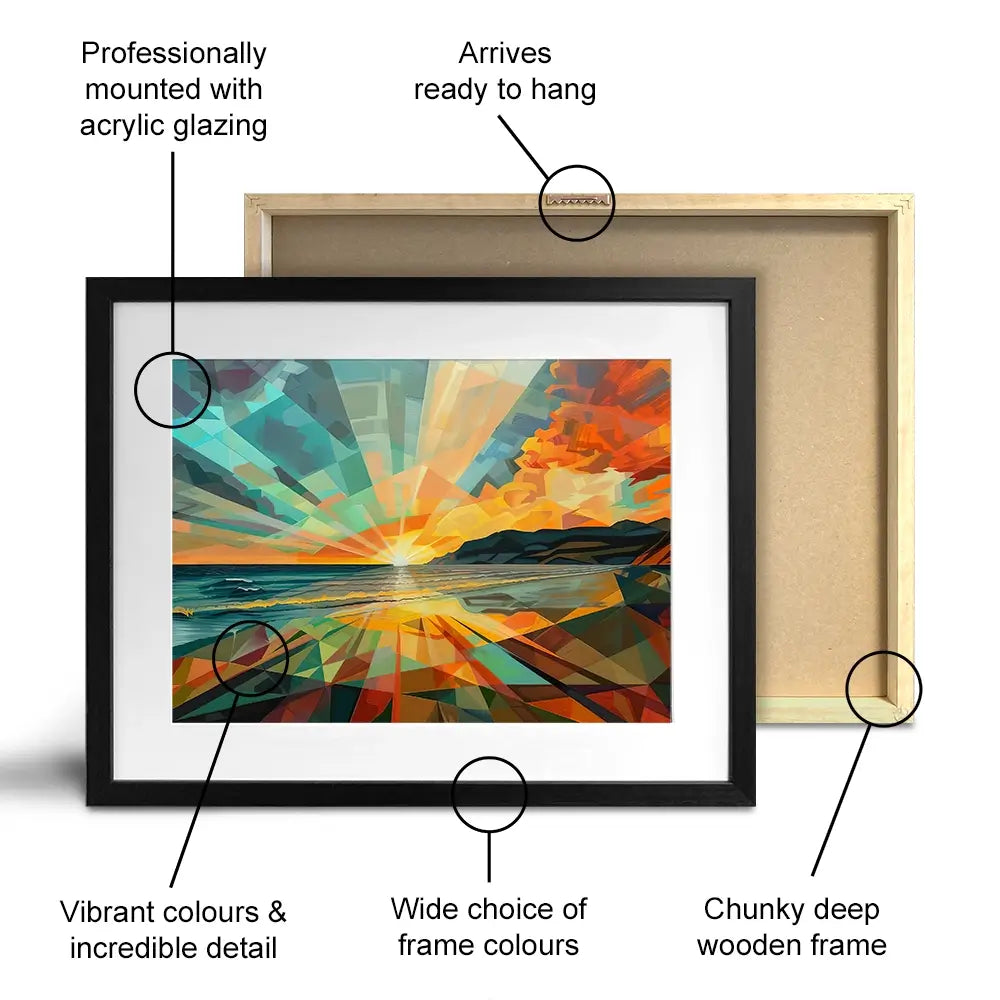 Islay Kaleidoscope Framed Art Print Islay Kaleidoscope Framed Art Print wall art product David Alexander Elder