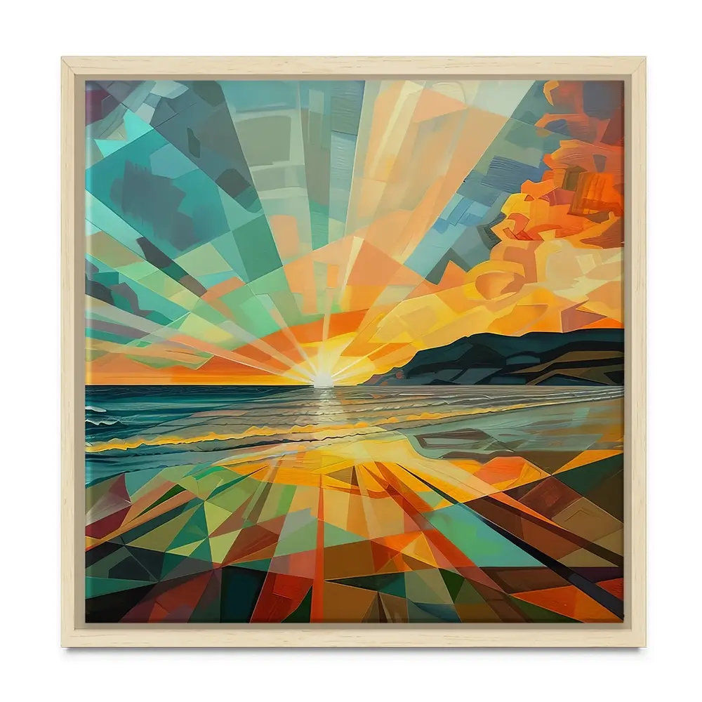 Islay Kaleidoscope Square Canvas Print Islay Kaleidoscope Square Canvas Print wall art product David Alexander Elder
