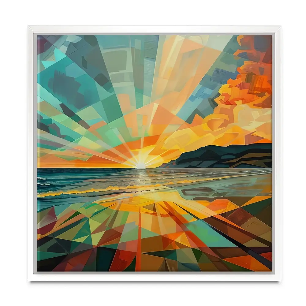 Islay Kaleidoscope Square Canvas Print Islay Kaleidoscope Square Canvas Print wall art product David Alexander Elder
