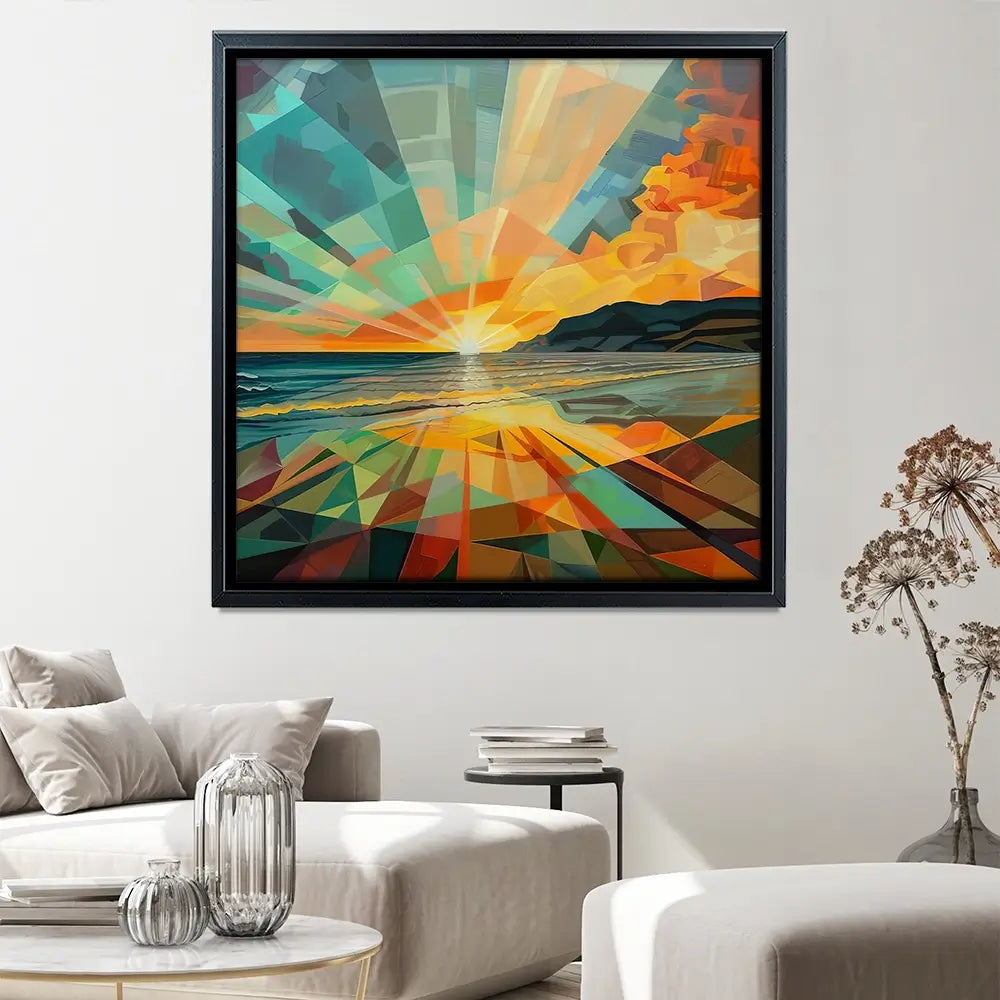 Islay Kaleidoscope Square Canvas Print Islay Kaleidoscope Square Canvas Print wall art product David Alexander Elder