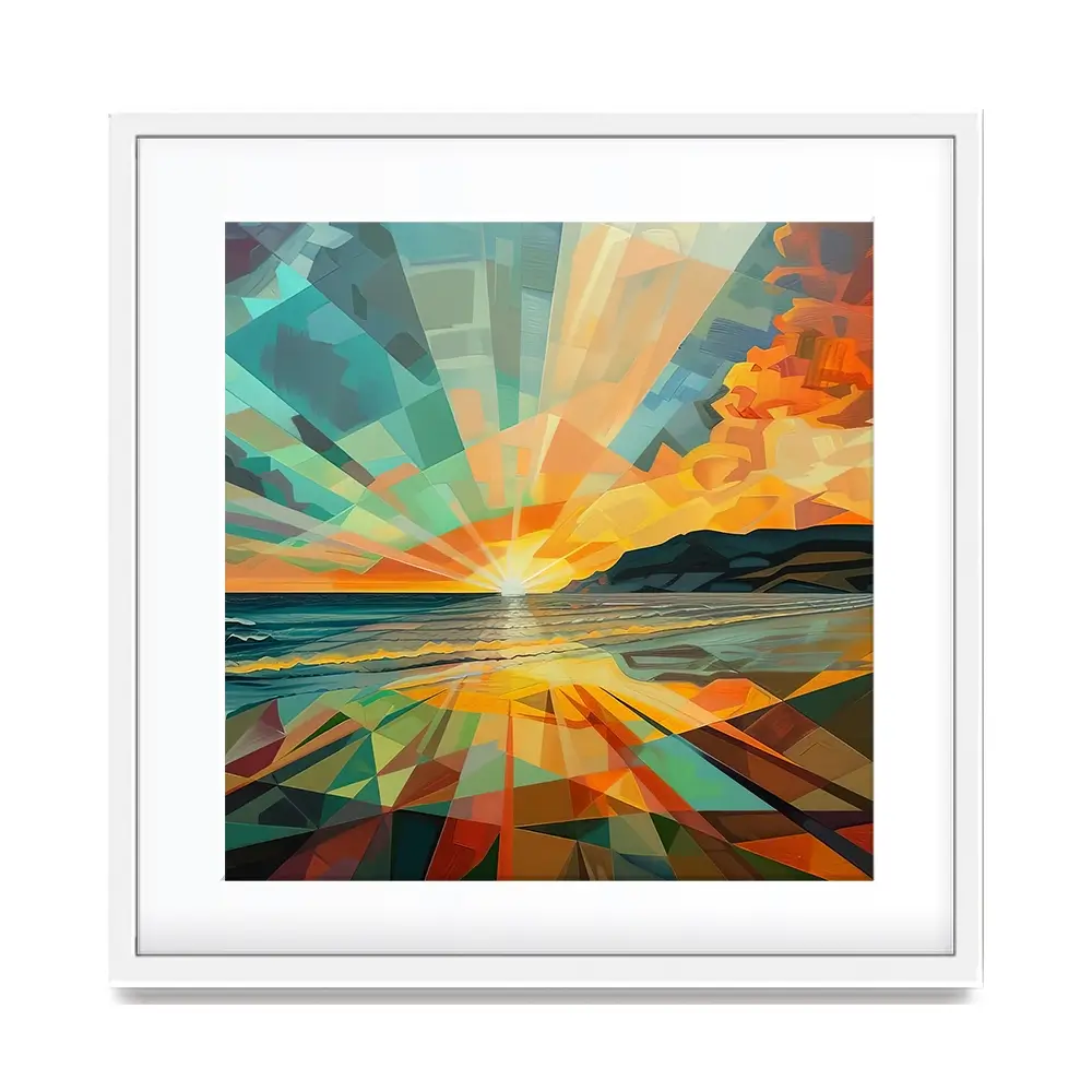 Islay Kaleidoscope Square Framed Art Print Islay Kaleidoscope Square Framed Art Print wall art product David Alexander Elder