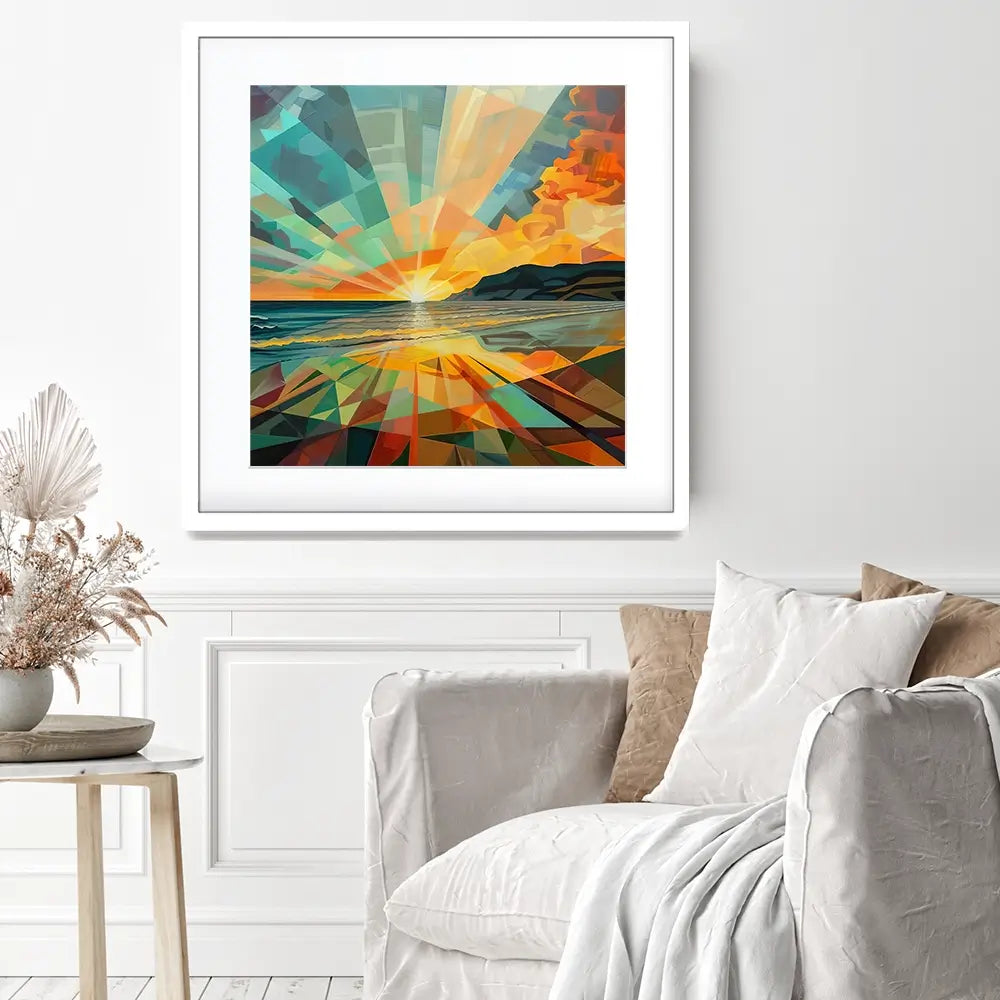 Islay Kaleidoscope Square Framed Art Print Islay Kaleidoscope Square Framed Art Print wall art product David Alexander Elder