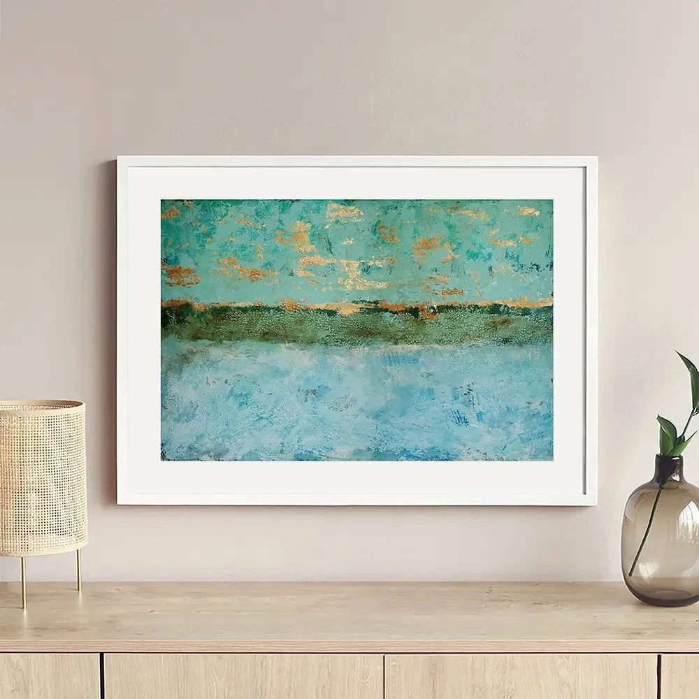 It's A Blue Green Thing Framed Art Print It's A Blue Green Thing Framed Art Print wall art product Renate Holzner / Shutterstock