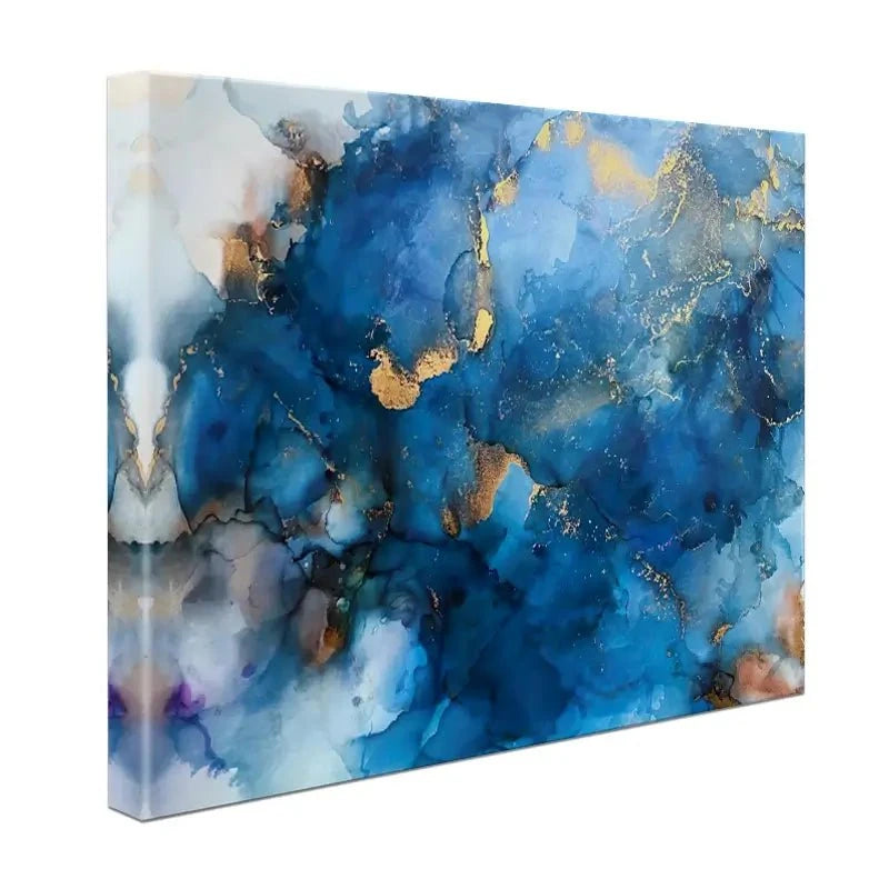 It's All Blue Canvas Print It's All Blue Canvas Print wall art product Violeta Allaberdieva