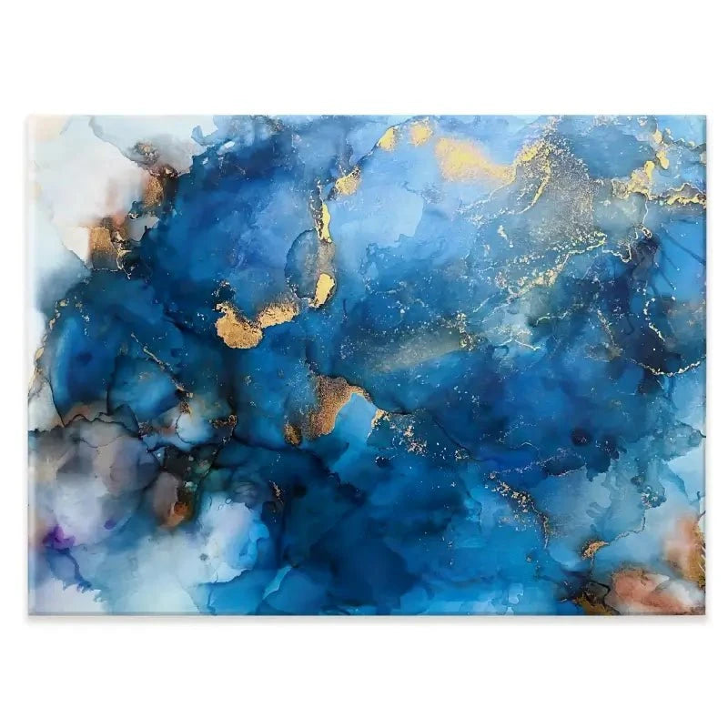 It's All Blue Canvas Print It's All Blue Canvas Print wall art product Violeta Allaberdieva