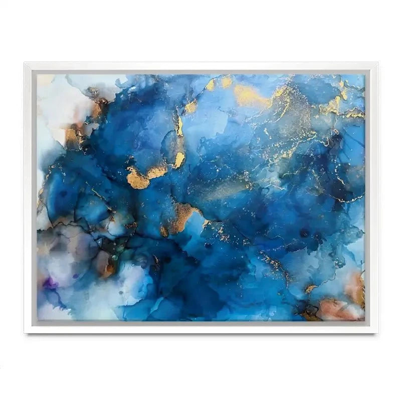 It's All Blue Canvas Print It's All Blue Canvas Print wall art product Violeta Allaberdieva