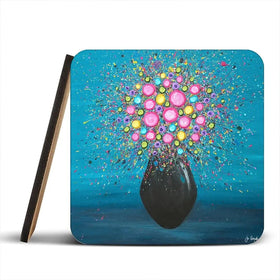 It Was Always You Coaster Set Rainbow Soul Tree Coaster Set | Rainbow Soul Tree Art Coasters wall art product Jo Gough