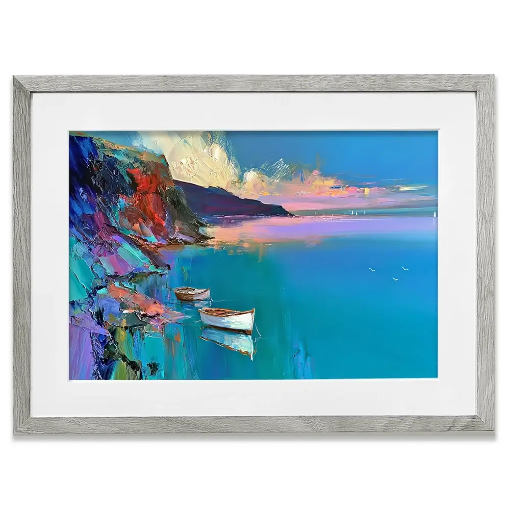 Italian Cove Framed Art Print Italian Cove Framed Art Print wall art product David Alexander Elder
