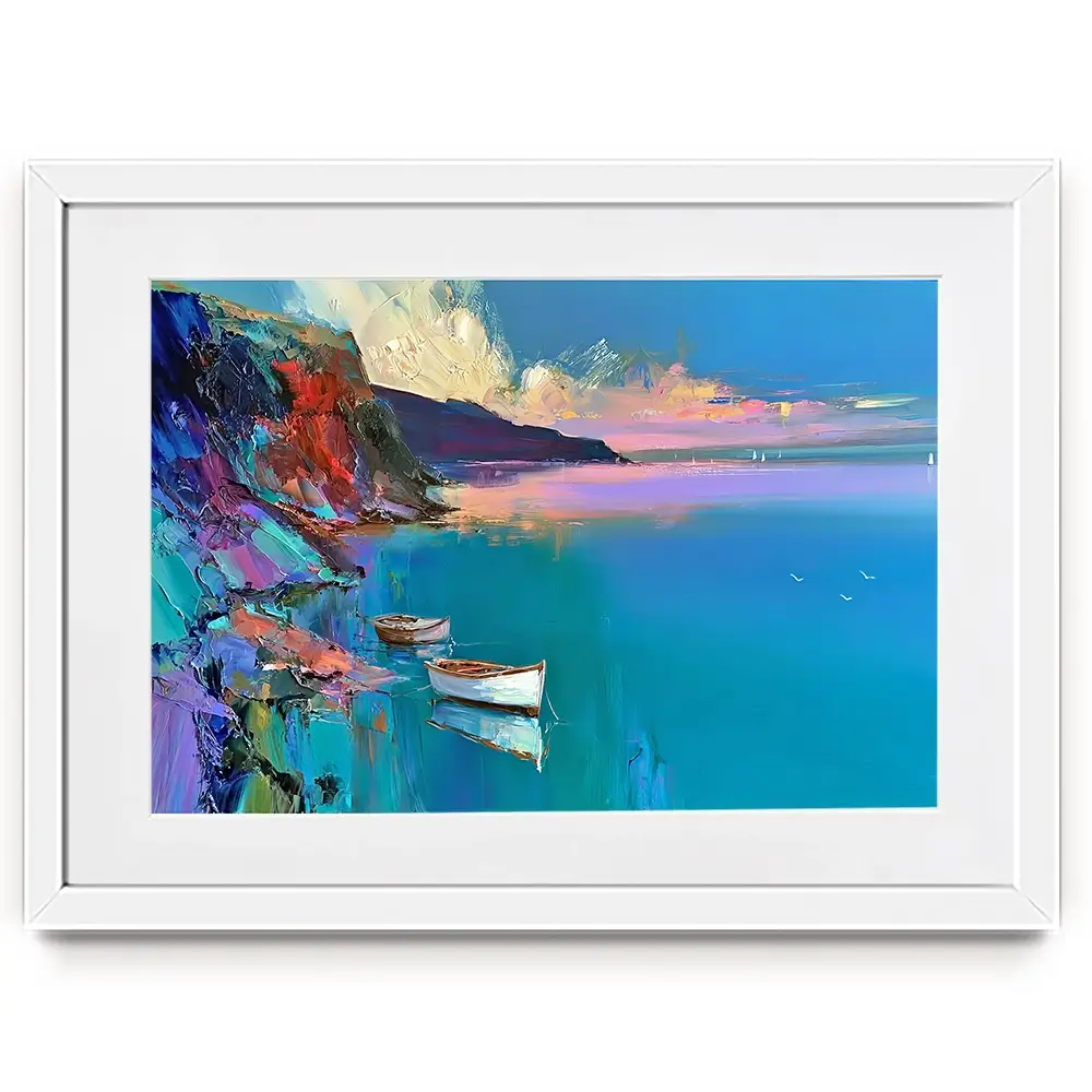 Italian Cove Framed Art Print Italian Cove Framed Art Print wall art product David Alexander Elder