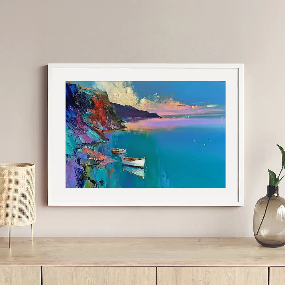 Italian Cove Framed Art Print Italian Cove Framed Art Print wall art product David Alexander Elder
