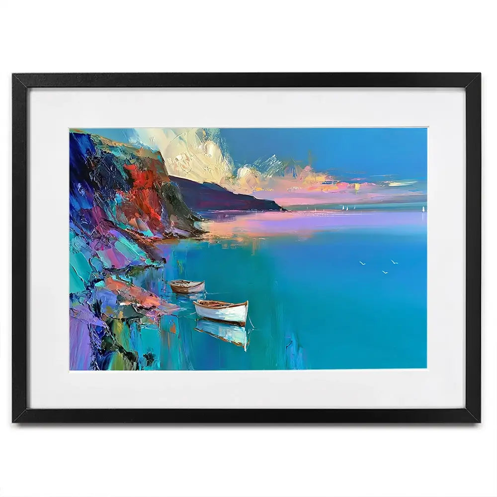 Italian Cove Framed Art Print Italian Cove Framed Art Print wall art product David Alexander Elder