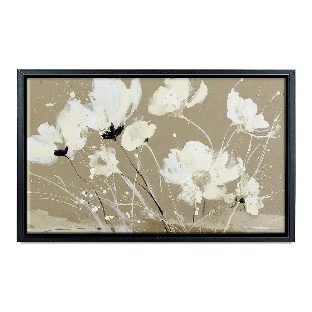 Ivory Petal Scatter Canvas Print Ivory Petal Scatter Canvas Print wall art product Chromatic Storm Studio